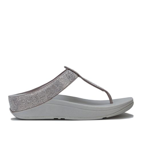 Fit Flop Dames/Dames Isabelle teensandalen (Zilver)