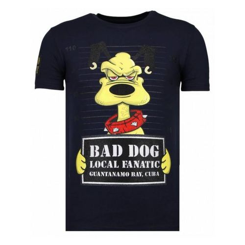 Local Fanatic Bad dog rhinestone t-shirt