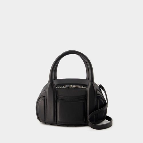 Roc Kleine Schoudertas - Alexander Wang - Leer - Zwart