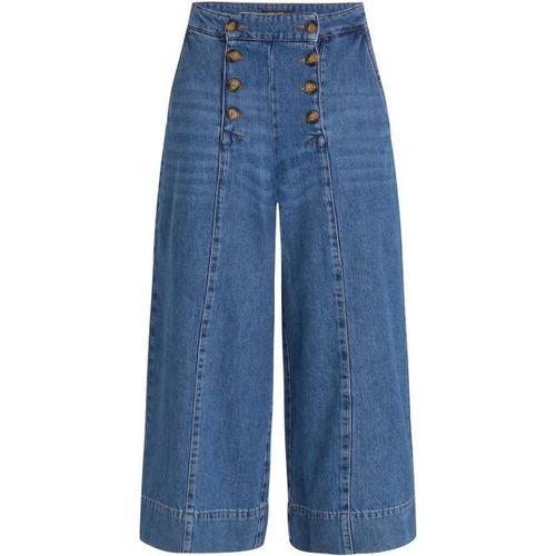 King Louie Melody sailor culotte stone denim
