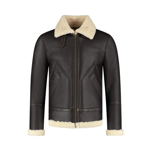 Cycas D'or Hunter shearling chocolate bruin lammy coat chocolade bruin