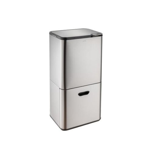 Luzzo ® kansas push prullenbak 63 liter afvalscheiding 4 vakken afval scheiden