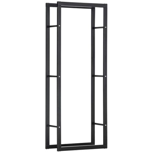 4goodz Homcom houtrek metaal 25x60x150cm / 820-148 houtopslag standaard