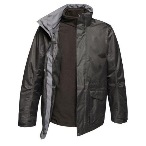 Regatta Heren Benson III Hooded Jacket (Verkeer Zwart)