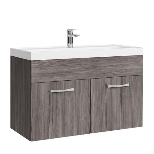 Badplaats Badkamermeubel set paso 01 80 x 40 cm grijs badmeubel met