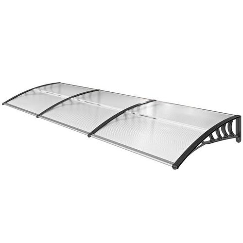 4goodz Deurluifel afdak 90x295 cm overkapping polycarbonaat -
