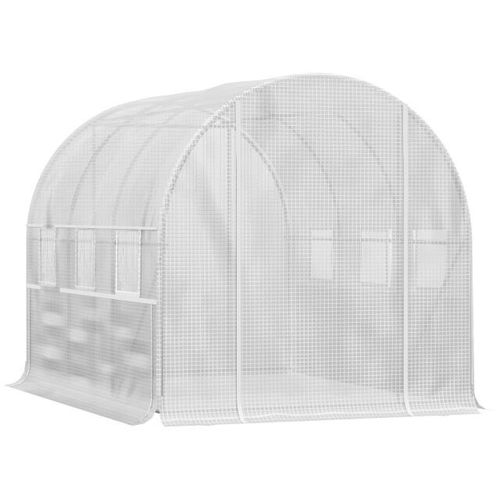 4goodz Foliekas 3x2x2 m tunnel inloopkas kweektent 6 ramen -