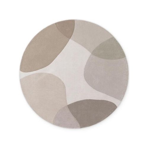 Ted Baker Ted baker hackney wol vloerkleed rond grijs- 160 cm rond