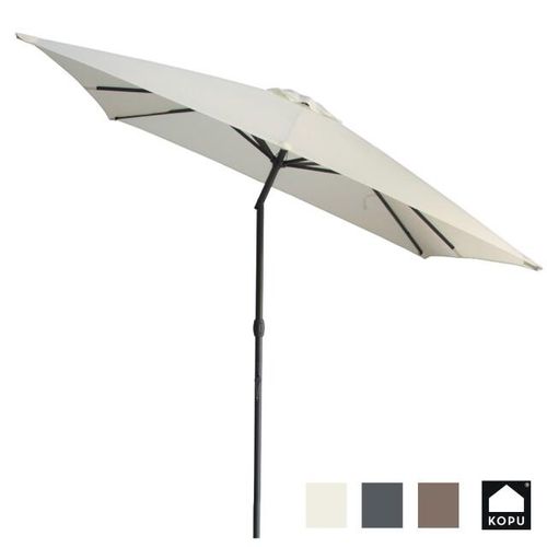 Kopu ® alicante parasol vierkant 230x230 cm met windvanger -