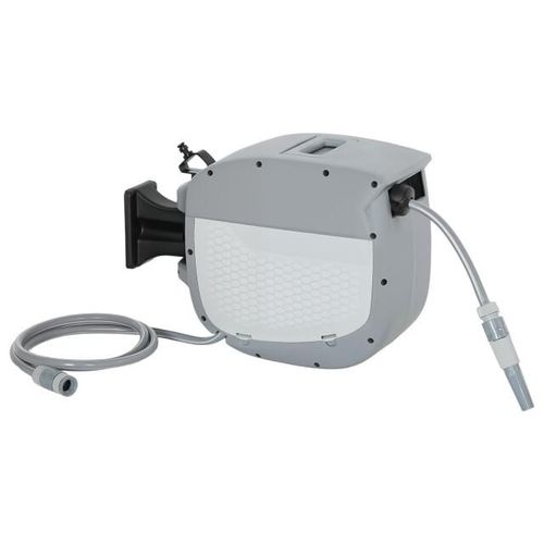 4goodz Wandbox slanghaspel met tuinslang 30 m -180° draaibaar met oprolfunctie
