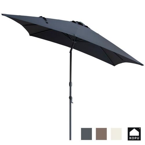 Kopu ® alicante parasol vierkant 230x230 cm met windvanger -