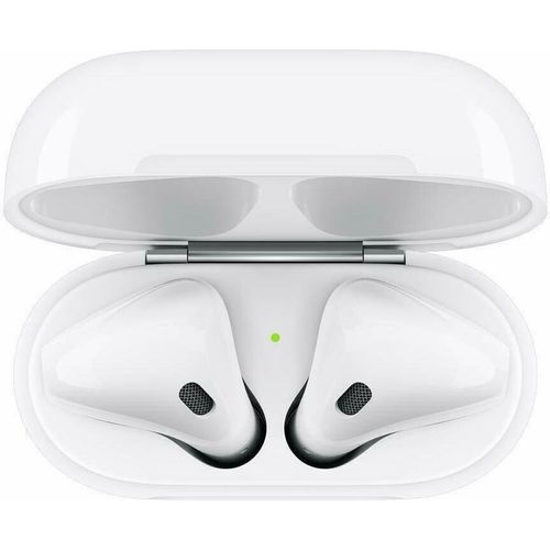 Apple AirPods 2. Generation MV7N2ZM/A mit Ladecase Bluetooth Weiß Kopfhörer mit Ladecase