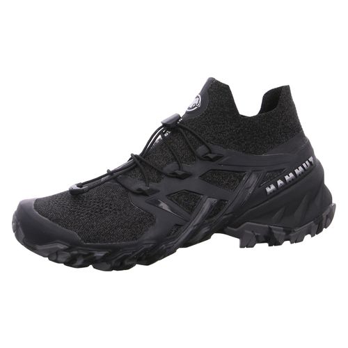 Mammut Aegility Pro Mid sportlicher Schnürer Schwarz