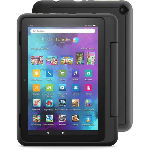Fire HD 8 Kids Pro-Tablet - 8 Zoll, 32 GB, kindgerechte Hülle in Schwarz (2021)