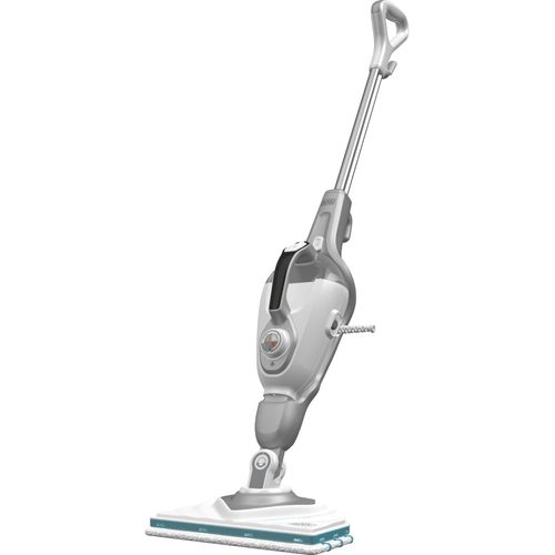 Black & Decker Steam-Mop + SteaMitt, Dampfmopp, 0,5 l, Grau, Tasten, 8 m, 1600 W