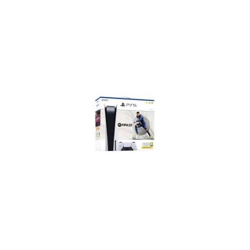 Sony PlayStation 5 Digital + FIFA 23, PlayStation 5, Schwarz, Weiß, 16384 MB, GDDR6, 448 GB/s, AMD