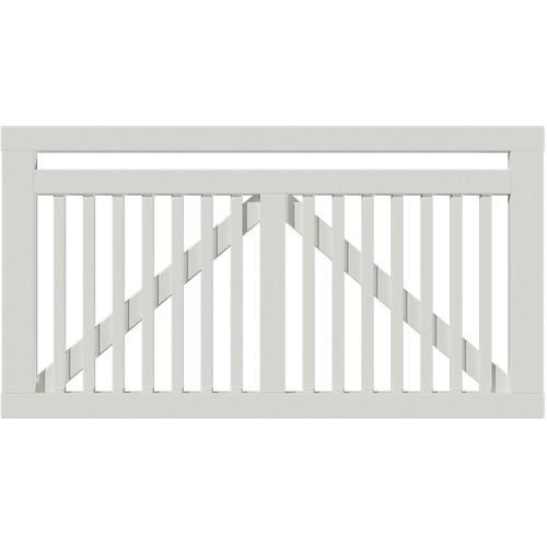 Plus Tor Linea 150 x 80 cm RAL 9010 Weiß
