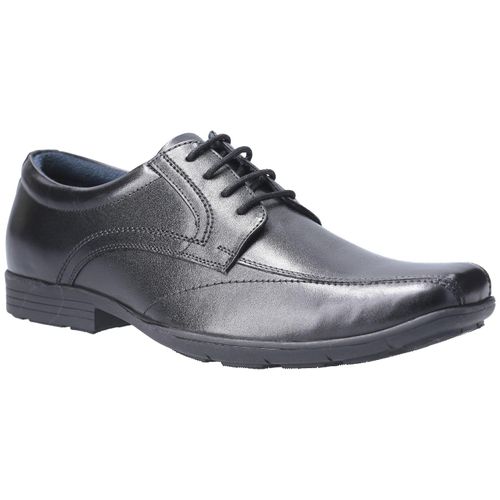 Pod Angus Leren Zwarte Schoenen Voor Jongens