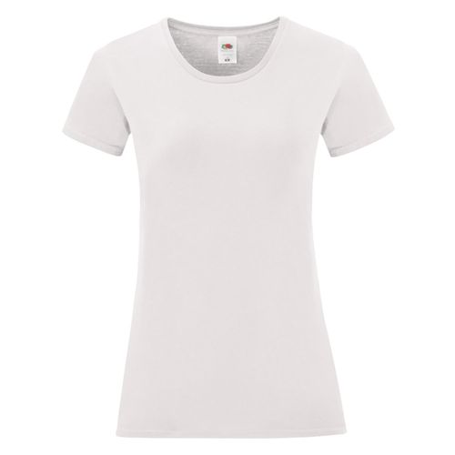 Fruit Of The Vrouwen / Dames Iconische T-Shirt (Wit)