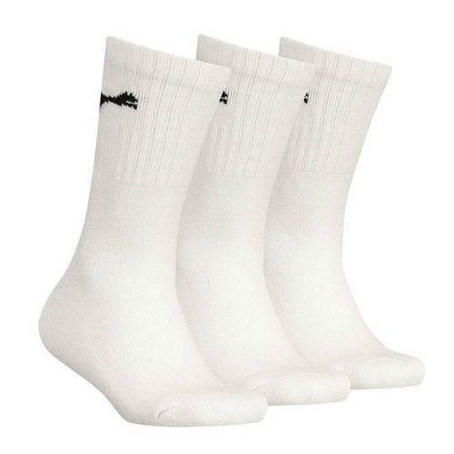 Puma Kinder/Kinder Logo Crew Sokken (Pak van 3) (Wit)