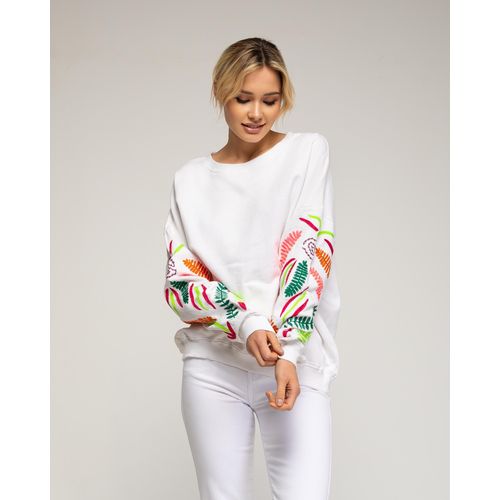 Sweater met borduursel