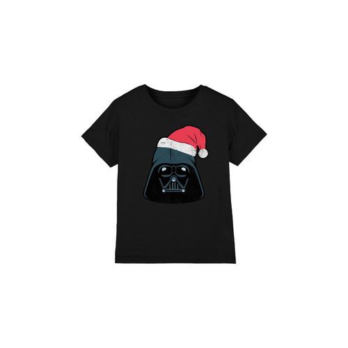 Star Wars Kinderen Darth Vader Kerstman T-Shirt (Zwart)