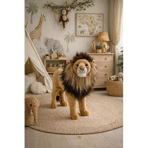 Sweety Toys Premium Edition 13678 Spielzeug Löwe Ludwig der Löwe zum Reiten Stehtier Standtier