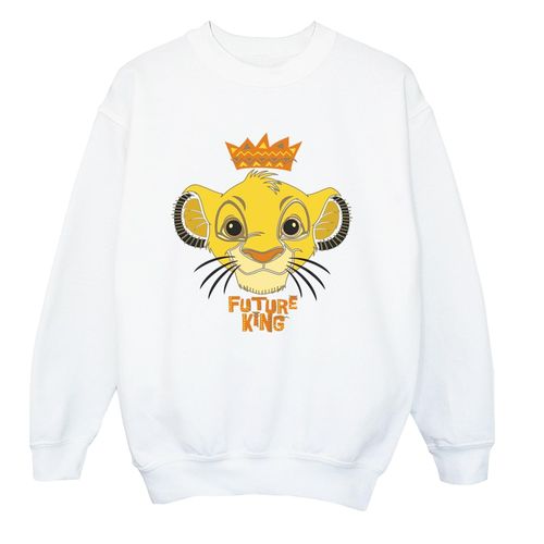 Disney Jongens The Lion King Toekomstige Koning Sweatshirt (Wit)