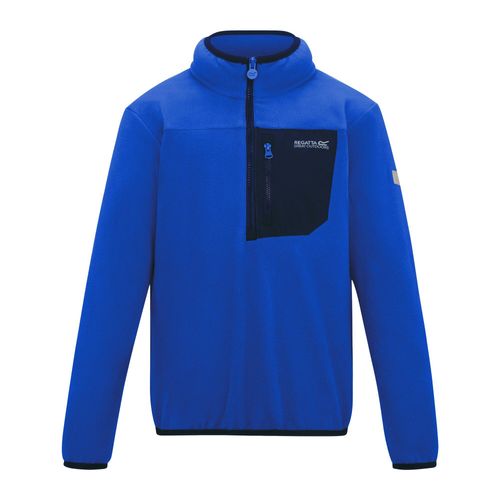Regatta Kinderen Frankie Halve Rits Fleece Top (Olympische Blauw)