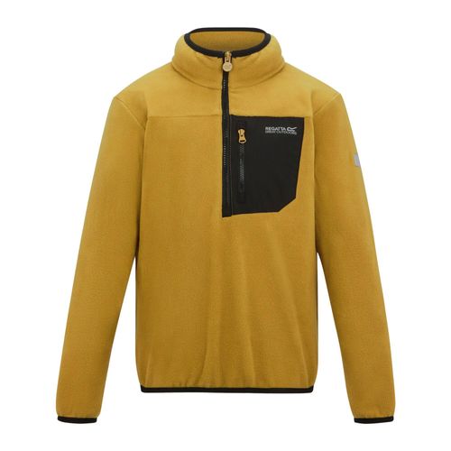 Regatta Kinder Frankie Half Zip Fleece Top (Houtbruin)