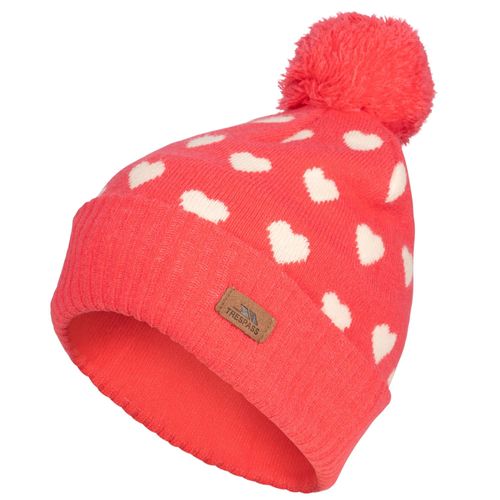 Trespass Meisjes Jude Pom Pom muts (Aardbei)