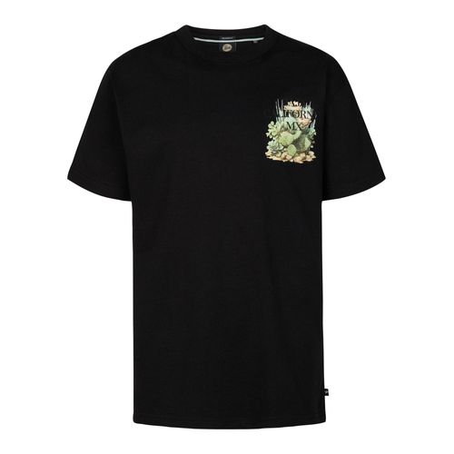 Petrol Industries - Jongens T-shirt met rugprint Corrido - Zwart