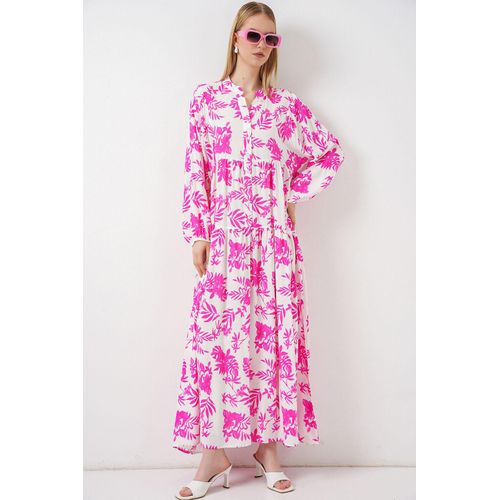 Gepubliceerd V-hals Maxi Jurk