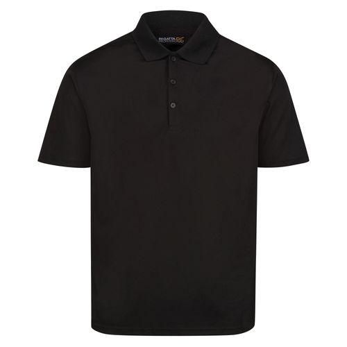 Regatta Heren Pro vochtafvoerend poloshirt (Zwart)