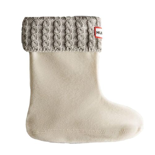 Hunter Hergebruikte Mini Kabel Kindersokken Beige