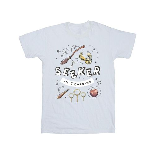 Harry Potter Jongens Zoeker In Training T-Shirt (Wit)