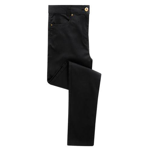 Premier Vrouwen/dames Performance Chino Jeans (Zwart)
