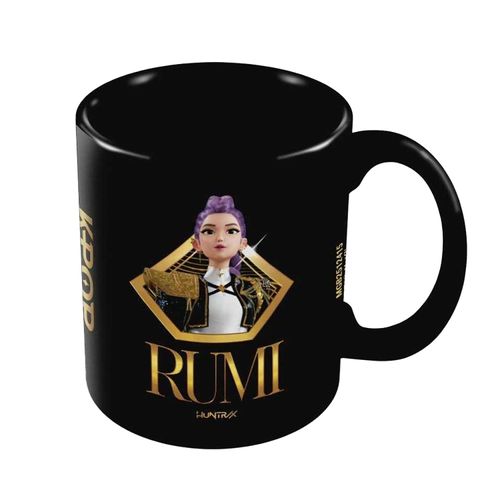 K-Pop Demon Hunters Portret Rumi Mok (Zwart/Goud)