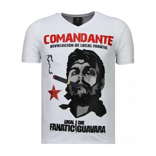 Local Fanatic Che guevara comandante rhinestone t-shirt