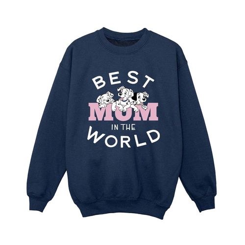 Disney Jongens Sweatshirt 101 Dalmatiërs Beste Moeder Ter Wereld (Marineblauw)