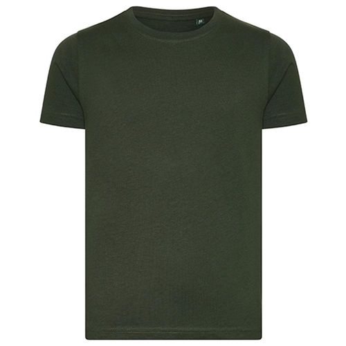 Ecologie Kinderen/Kinderen Cascades Effen Biologisch T-shirt (Fles groen)