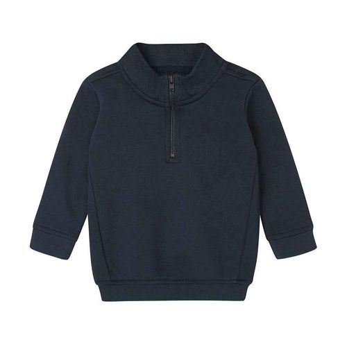 Babybugz Sweatshirt met kwart rits voor baby's (Marine)