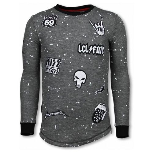 Local Fanatic Longfit embroidery sweater patches