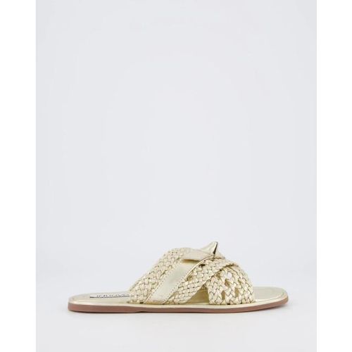 Gibaldi Dames braided slipper /goud