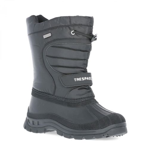 Trespass - Kinder Unisex Dodo Waterbestendinge Sneeuw Laarzen (Zwart)