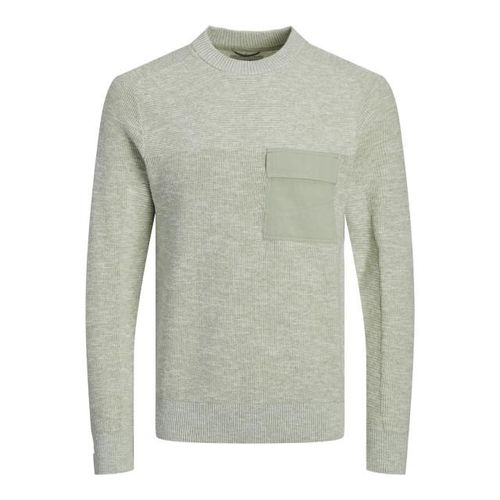 Jack & Jones Jcodigital linen knit crew neck