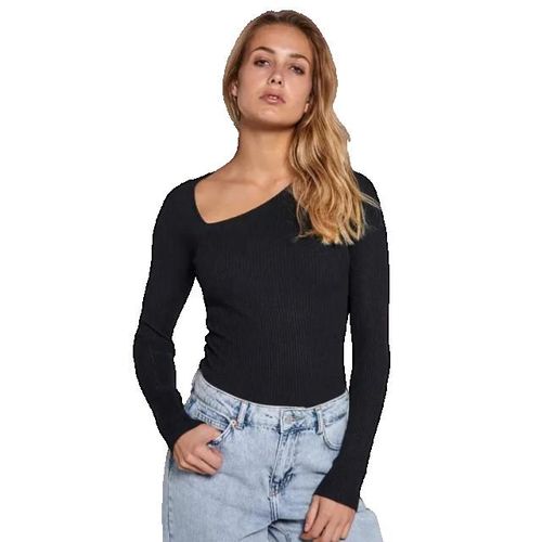 Norr Sherry knit top black -