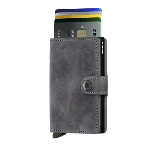 Secrid Mv miniwallet vintage grey black