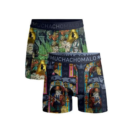 Muchachomalo Jongens 2-pack boxershorts pussboots wizardoz