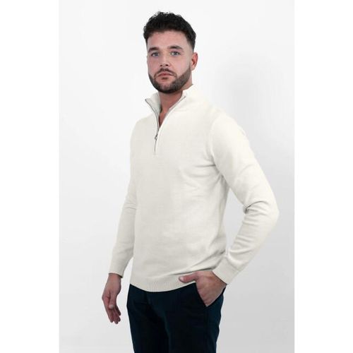 Vercate Luxe half zip off white